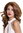 Quality women's wig lace front monofilament long voluminous parting wavy brown blonde highlights