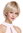 Quality women's wig lady monofilament handmade short sleek blonde mix DW2435A-MT-BLONDR