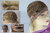 Perücke Lace-Front Teil-Mono Lang Glatt Seitenscheitel Ombre Braun Blond DW2433B-MF-CHAMPR