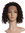 Quality wig human hair short dark brown natural lace front partial monofilament curly 11,8 inches