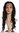 Wig human hair lace front lady partial monofilament very long wavy waved dark brown natural colour