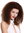 Quality wig human hair lace front partial monofilament long lady very curly curls brown copper-brown