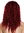 Quality women's wig lady side parting afro curls curly ombre black crimson red 803AD-YS871S1B
