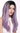 Quality women's wig long sleek middle parting ombre black violet purple lady ZM-1791-T2403R1B