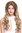 Quality women's wig beautiful long middle parting fair brown blonde highlights curls ringlets lady