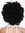 Quality women's wig lady frizzy curly afro curls Caribbean volume voluminous black ZM-1586-1
