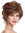 Quality women's wig lady short wild backcomb wavy fair brown blonde highlights DM02-12H24