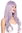Perücke Lang Wellig Glatt Lila Violett Lavendel G8135T-2403T3904