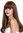 Quality women's wig lady long sleek wavy hair tips fringe brown mix DL047-10/12