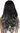 Quality women's wig long wavy fringe Balayage dark brown green Cosplay lady H1800-904R4