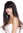Quality women's wig long wavy fringe Balayage dark brown rose pink Cosplay lady H1800-612R4