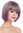 Quality women's wig bob sleek short fringe grey purple violet mix lady H1808-10AT366