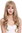 Quality women's wig long fringe sleek wavy hair tips blonde mix lady H950D-27/613A