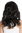 90831-ZA103 Lady party wig long wavy middle-parting black