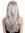 GFW2274-51 Lady Quality Wig Long Straight Fringe Bangs Silvery Gray