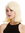 YZF-4357-613 Lady Quality Wig Bob Longbob shoulder-length curved tips platinum blond
