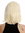 YZF-4357-613 Lady Quality Wig Bob Longbob shoulder-length curved tips platinum blond