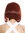 Lady Wig Cosplay short shoulder length Bob Longbob straight middle parting auburn copper brown