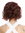 Lady Wig short shoulder length Bob Longbob straight middle-parting curved tips mahogany brown