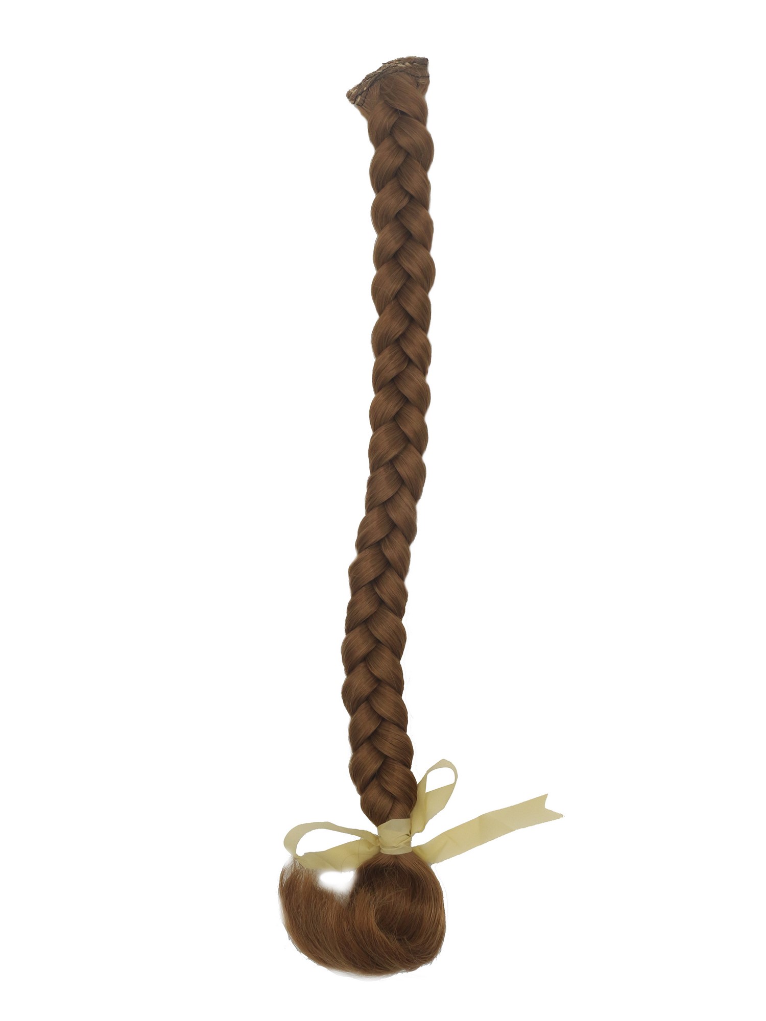 WIG ME UP Clip-In Zopf Aus Kunsthaar – Langer Geflochtener Haarschopf Mit Mikroclips, Dunkelblond-erdbeerblond (50 Cm)