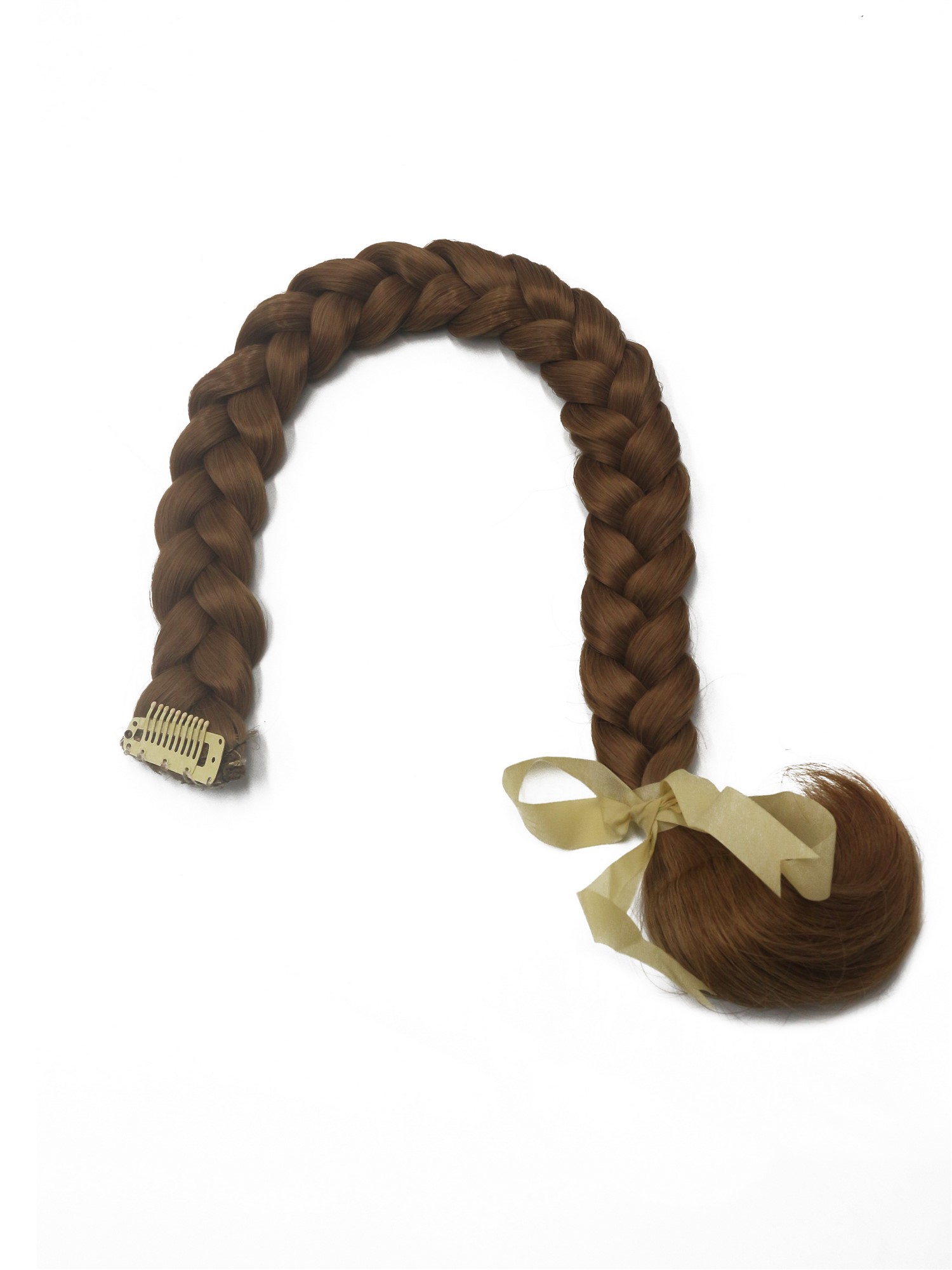 WIG ME UP Clip-In Zopf Aus Kunsthaar – Langer Geflochtener Haarschopf Mit Mikroclips, Dunkelblond-erdbeerblond (50 Cm)