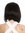 Halfwig Hairpiece Extension with braided hair circlet shoulder length straight black 90606+3-1B