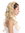 Halfwig Hairpiece Extension with braided hair circlet long wavy blond mix DW1025-24BT613