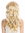 Halfwig Hairpiece Extension with braided hair circlet long wavy blond mix DW1025-24BT613