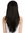 Halfwig Hairpiece Extension with braided hair circlet hoop alice band long straight black 27"