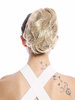 Ponytail Hairpiece Extensions short great volume wavy light champagne blond 8" 1028-V-22