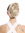 Ponytail Hairpiece Extensions short great volume wavy light champagne blond 8" 1028-V-22