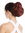 Ponytail Hairpiece Extensions short great volume wavy auburn reddish brown 8" 1028-V-35