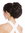 Ponytail Hairpiece Extensions short great volume wavy dark brown 8" 1028-V-4