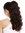 Ponytail Hairpiece Extensions very long voluminous curled curls mahogany brown mix 20" 19AXL-V-2T33