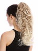 Ponytail Hairpiece Extensions very long voluminous curled matted blond beach look bleached tips 20"