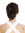 Ponytail Hairpiece Extensions short wavy black 10" 506-V-1