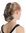 Ponytail Hairpiece Extensions short wavy golden brown 10" 506-V-18