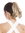 Ponytail Hairpiece Extensions short wavy light ash blond 10" 506-V-24