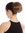 Ponytail Hairpiece Extensions very short straight voluminous like hair bun golden brown 909AB-V-12