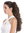 Ponytail Hairpiece Extensions very long voluminous curled curls medium brown 23" 9563B-V-8