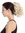 Ponytail Hairpiece Extensions optional Combs & Clamp short voluminous bright blond 10" MKB-22-V-88