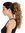 Ponytail Hairpiece Extensions optional Combs & Clamp long voluminous curled curls honey blond 17"