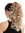 Ponytail Hairpiece optional Combs & Clamp long voluminous curls blond mix platinum highlights 17"