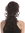 Ponytail Hairpiece Extensions optional Combs & Clamp long voluminous curled curls brown 17"