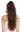 Ponytail Hairpiece Extensions extremely long voluminous curled curls chestnut brown mix 25"