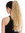Hairpiece very long voluminous curled kinked Afro Caribbean style kinks blond platinum 21"