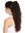 Hairpiece very long voluminous curled kinked Afro Caribbean style kinks mahogany brown mix 21"