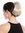 Ponytail Hairpiece Extensions Bun very short straight but voluminous champagne blond N869-V-22