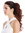 Hairpiece optional Combs & Clamp long voluminous curls auburn copper brown highlights tips 20"