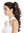 Ponytail Hairpiece optional Combs & Clamp long voluminous curls brown with blond highlights tips 20"